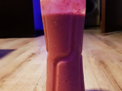 Smoothie Lapte de Migdale cu Zmeura